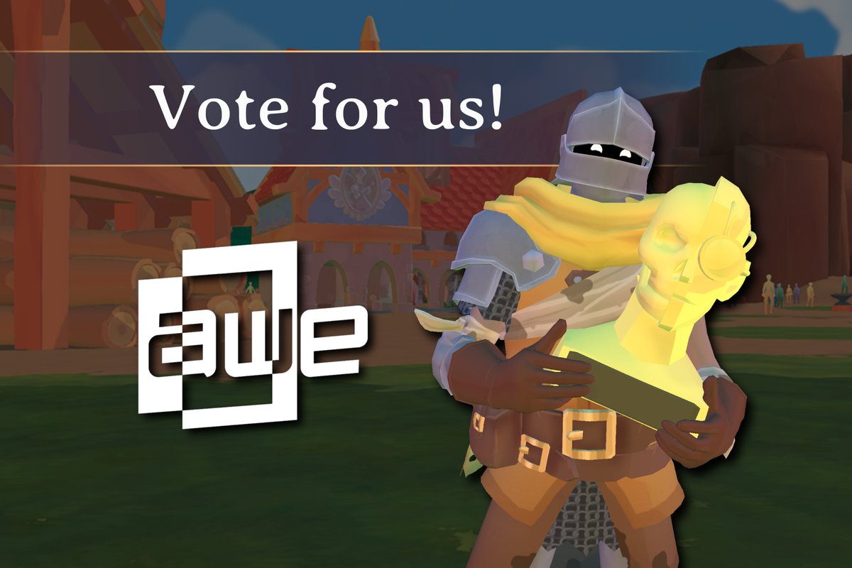 We're nominated for TWO Auggie Awards! 🏆
Mythic Realms - Best Game or Toy
Petricore - Best Indie Creator

Voting is open now - please help us get to the finals! 🗳️
👉 awexr.com/usa-2025/auggie

Thank you for your support! 🙌 #AWE2025 #AuggieAwards