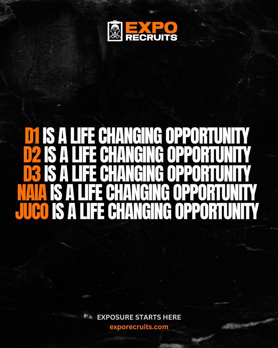 ExpoRecruits's tweet photo. All levels are life changing opportunities 🗣️ https://t.co/SsfpE3AtTG