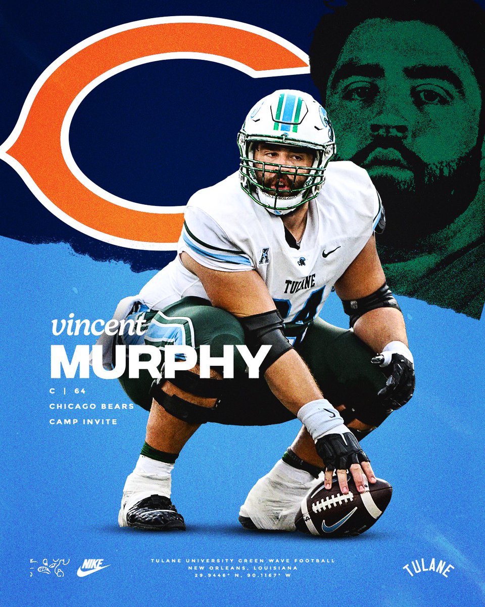 Vinnie is headed to Chicago! 

#NFLWave X <a href="/ChicagoBears/">Chicago Bears</a>