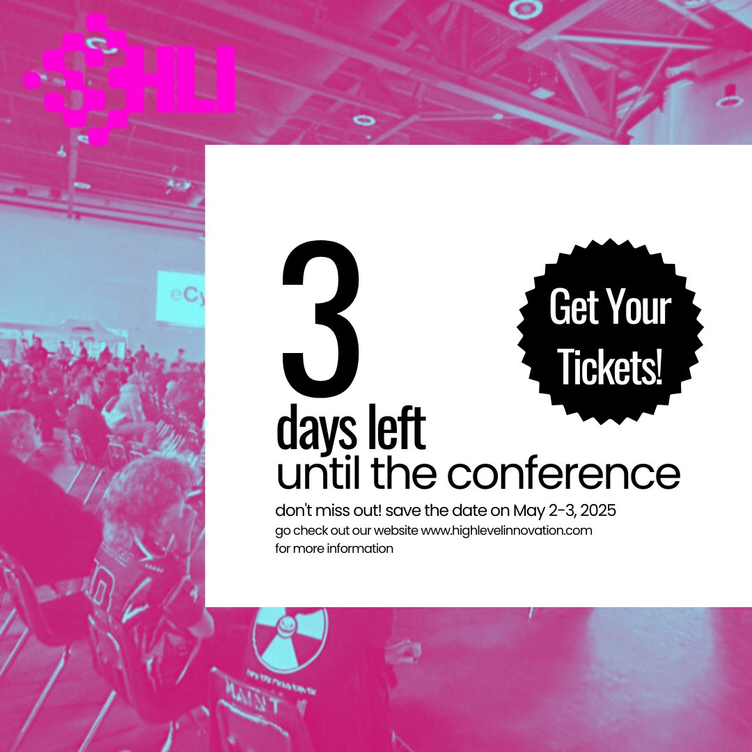🚨 Just 3 days ‘til doors open at HLIC 2025!
Esports. Tech. Ideas. Tacos.
This is your sign to clear your weekend.
🎟️ bit.ly/HLIC2025
#HLIC2025 #LetsTacoBoutInnovation
