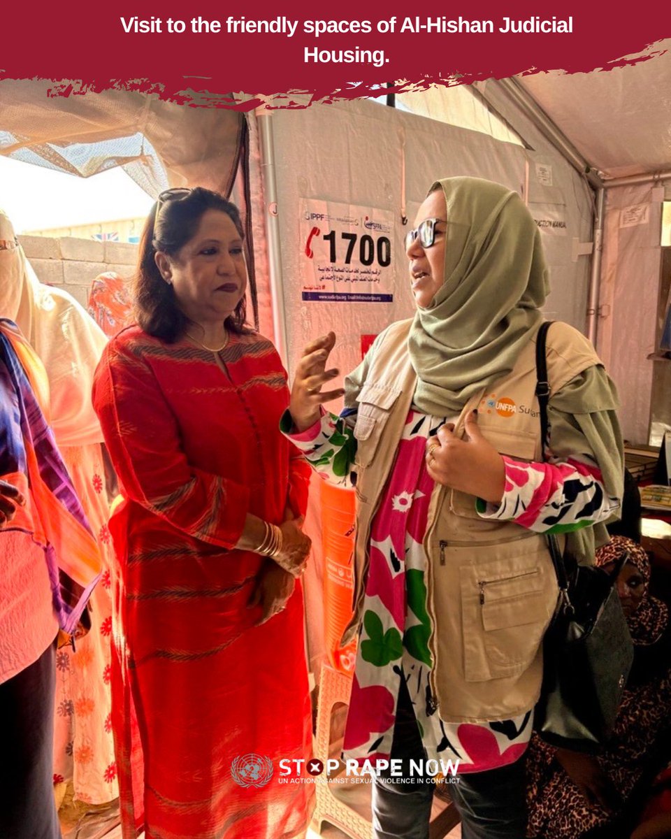 UN Action (@unaction) on Twitter photo Marking 2 years since war broke out in #Sudan, SRSG Pramila Patten visited Port Sudan to meet #CRSV survivors & frontline responders. She reaffirmed UN’s commitment, visited shelters, met partners, & signed a renewed Framework of Cooperation. More via <a href="/endrapeinwar/">UN Against Sexual Violence in Conflict</a>. #UNAction Marking 2 years since war broke out in #Sudan, SRSG Pramila Patten visited Port Sudan to meet #CRSV survivors & frontline responders. She reaffirmed UN’s commitment, visited shelters, met partners, & signed a renewed Framework of Cooperation. More via <a href="/endrapeinwar/">UN Against Sexual Violence in Conflict</a>. #UNAction