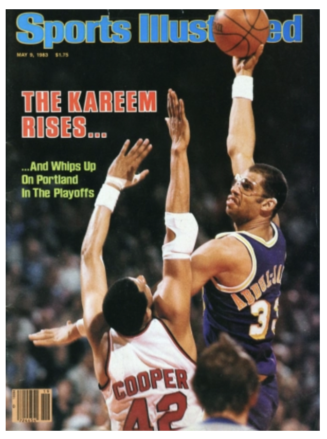 77Blazers's tweet photo. April 29, 1983 - @trailblazers center #WayneCooper had his hands full defending @kaj33, who topped the 30-point mark in the third straight PO game, giving the @Lakers a commanding 3-0 in the #WCSF
#AbdulJabbar finished with 30 points, including 9 points coming in the OT period, grabbed 8 rebounds, and blocked 4 shots. Cooper did force Abdul-Jabbar into an off-night for shooting, connecting on only 11-of-24 FGA with @SInow in attendance for their next cover story. Cooper finished with 10 points and 10 rebounds before fouling out.
#JimPaxson and #CalvinNatt each scored 22 points and #KennyCarr added 20 more, marking the 5th time three #Blazers scored 20 or more points in a PO game.
In addition, Carr, Cooper, and Natt each grabbed 10 rebounds, marking only the third time three Blazers grabbed 10 or more rebounds in a PO game.
#DarnellValentine passed for a game-high 14 assists, one shy of his PO career-best, set in the Game 2 loss vs the #Lakers. The 15 assists is still a #Portland PO record, though it has been tied by #ClydeDrexler, @terryporter30, and @rod_strickland
#RipCity #ThisDateinBlazersHistory #OTD