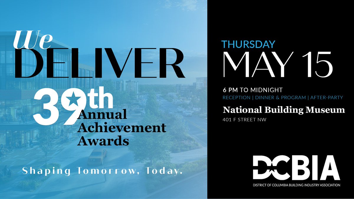 Last Chance to Sponsor DCBIA Awards! bit.ly/3YOpJzG