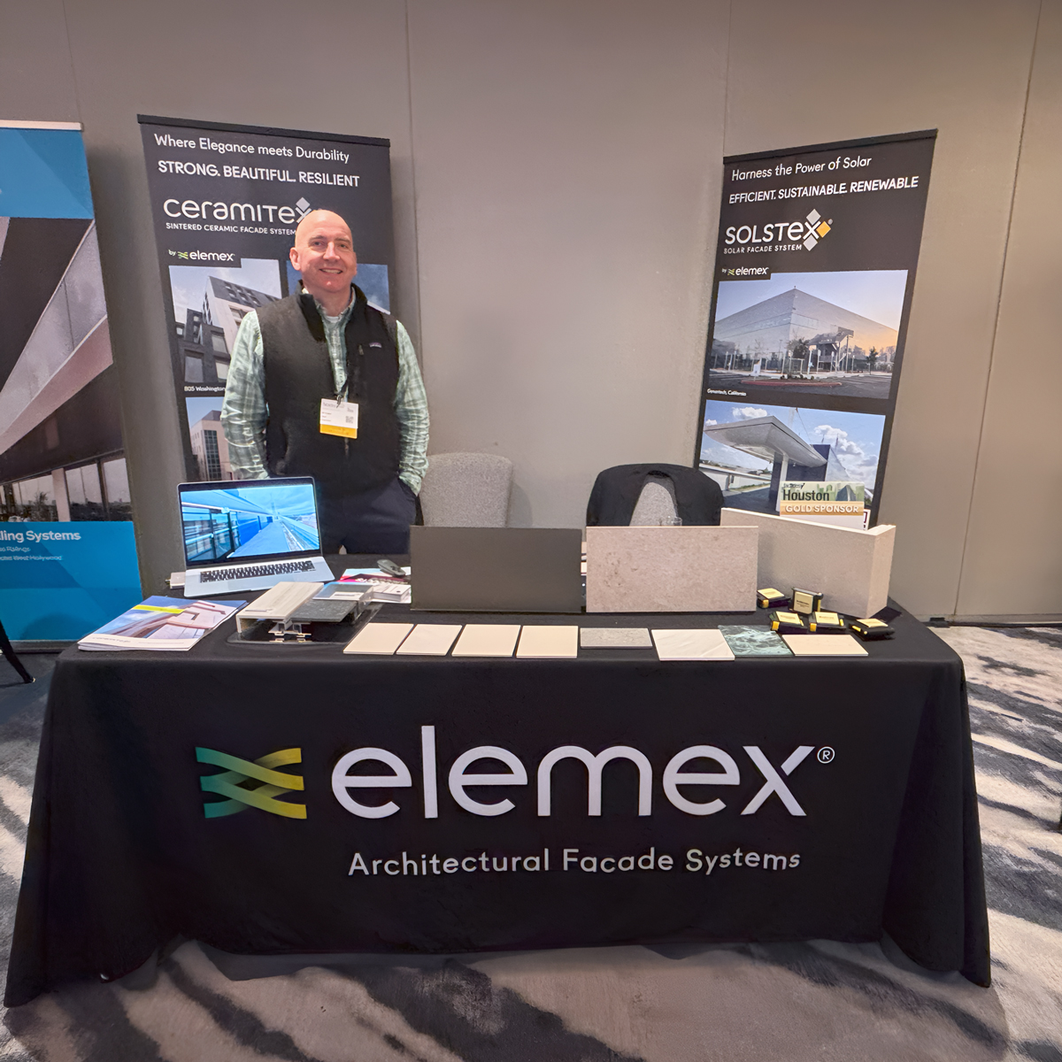 We had a great time showcasing Solstex® and Ceramitex® at Facades+ in Houston!
Discover how our facade systems can elevate your next project: elemex.com/contact/

#Architecture #FacadeDesign #Construction #BuildingInnovation #SustainableArchitecture #DesignInspiration