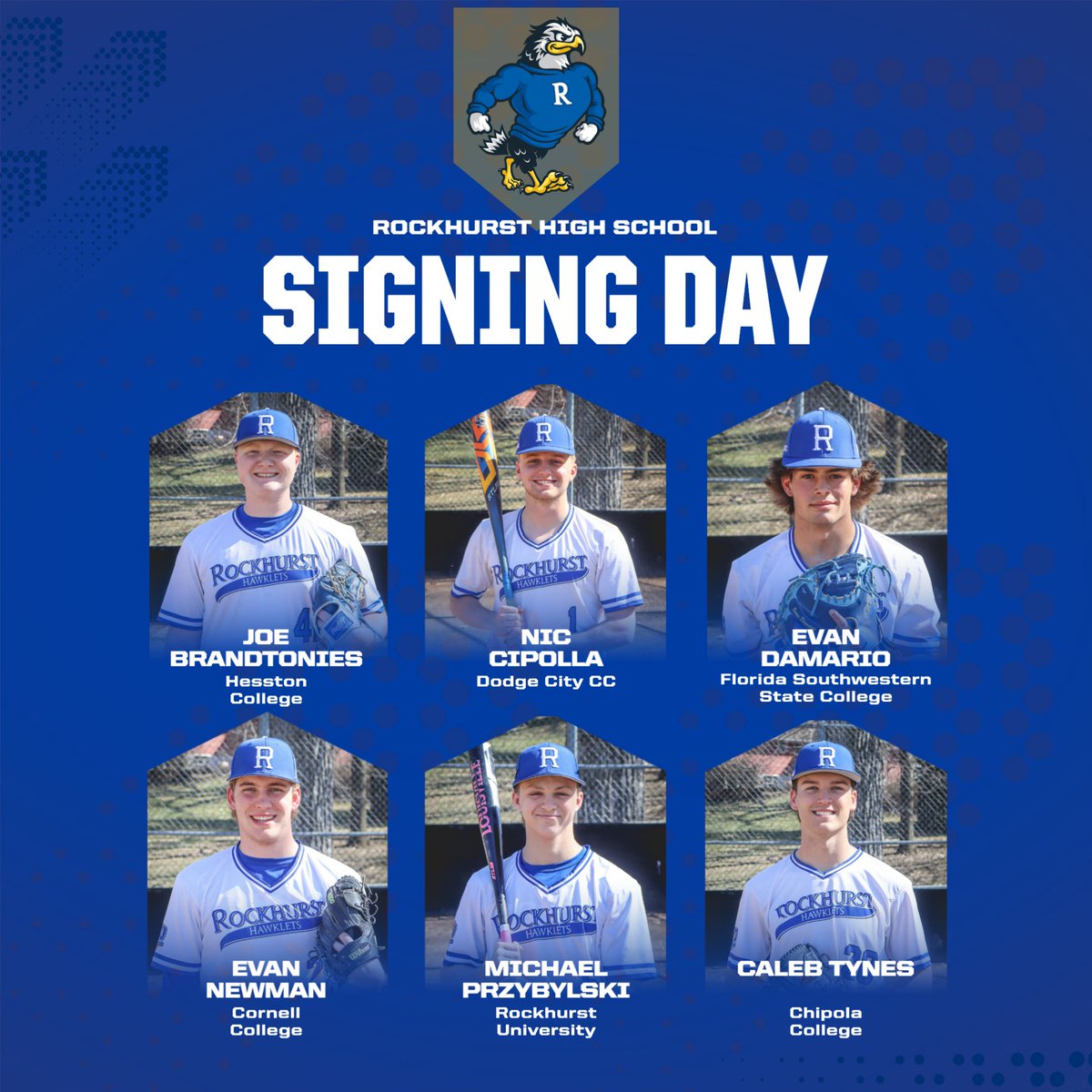 Join us today at 2:30 to celebrate our seniors signing to play college baseball!