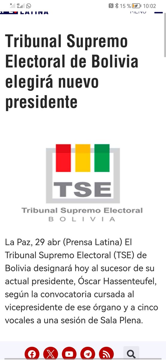 El Tribunal Supremo Electoral de Bolivia, hoy tomará una decisión fundamental para darle garantía al proceso electoral del 17 de agosto de 2025. Un Tribunal Electoral instuticionalmente sólido y unido fortalece la democracia y le dará certeza al proceso electoral.