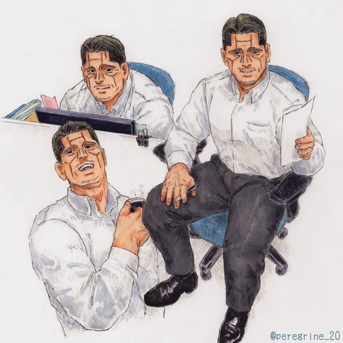 オフィスの菊田さん 