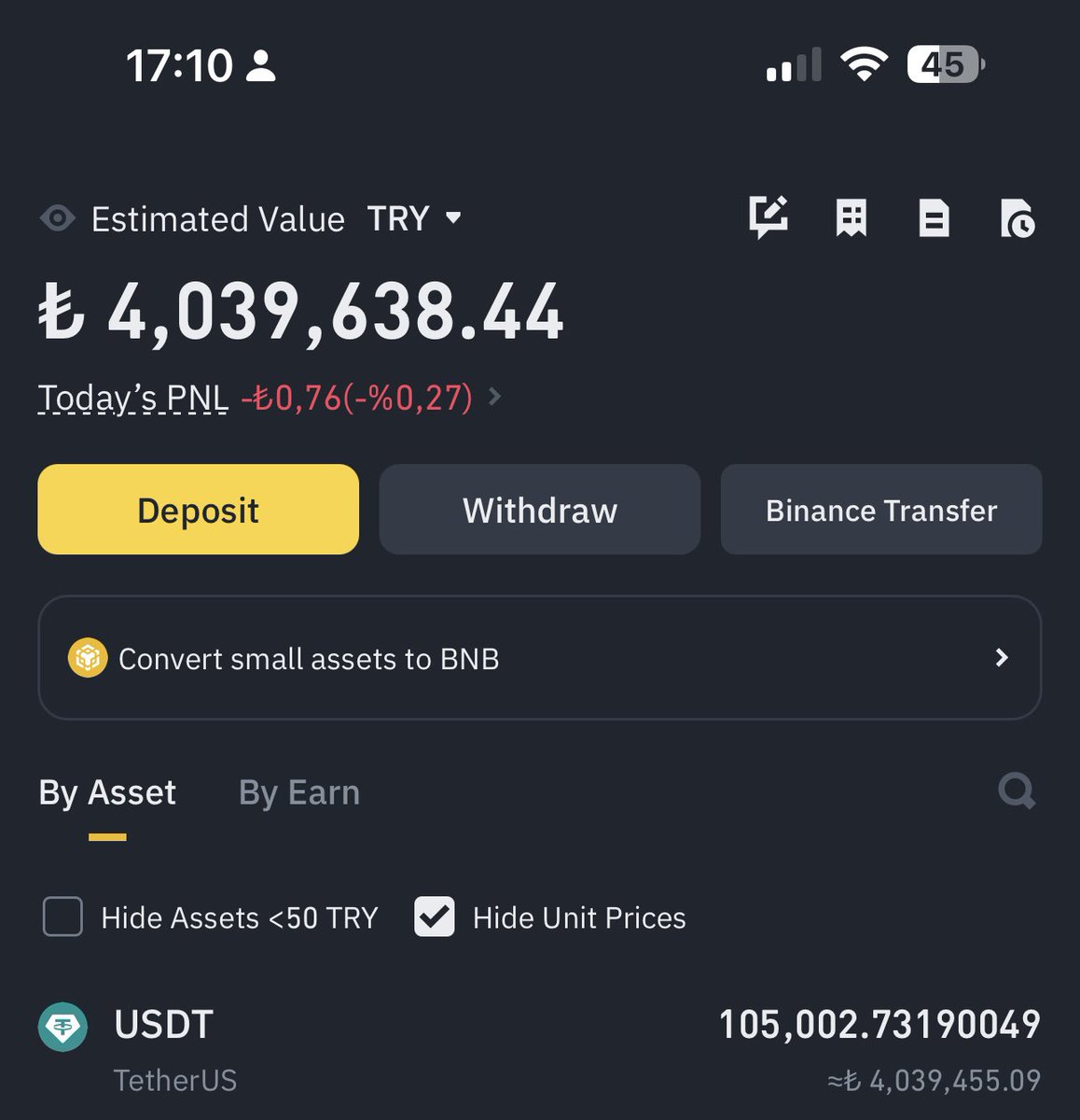 Az önce TR hesabıma 4 milyon lira aktardım. Hazır olun.