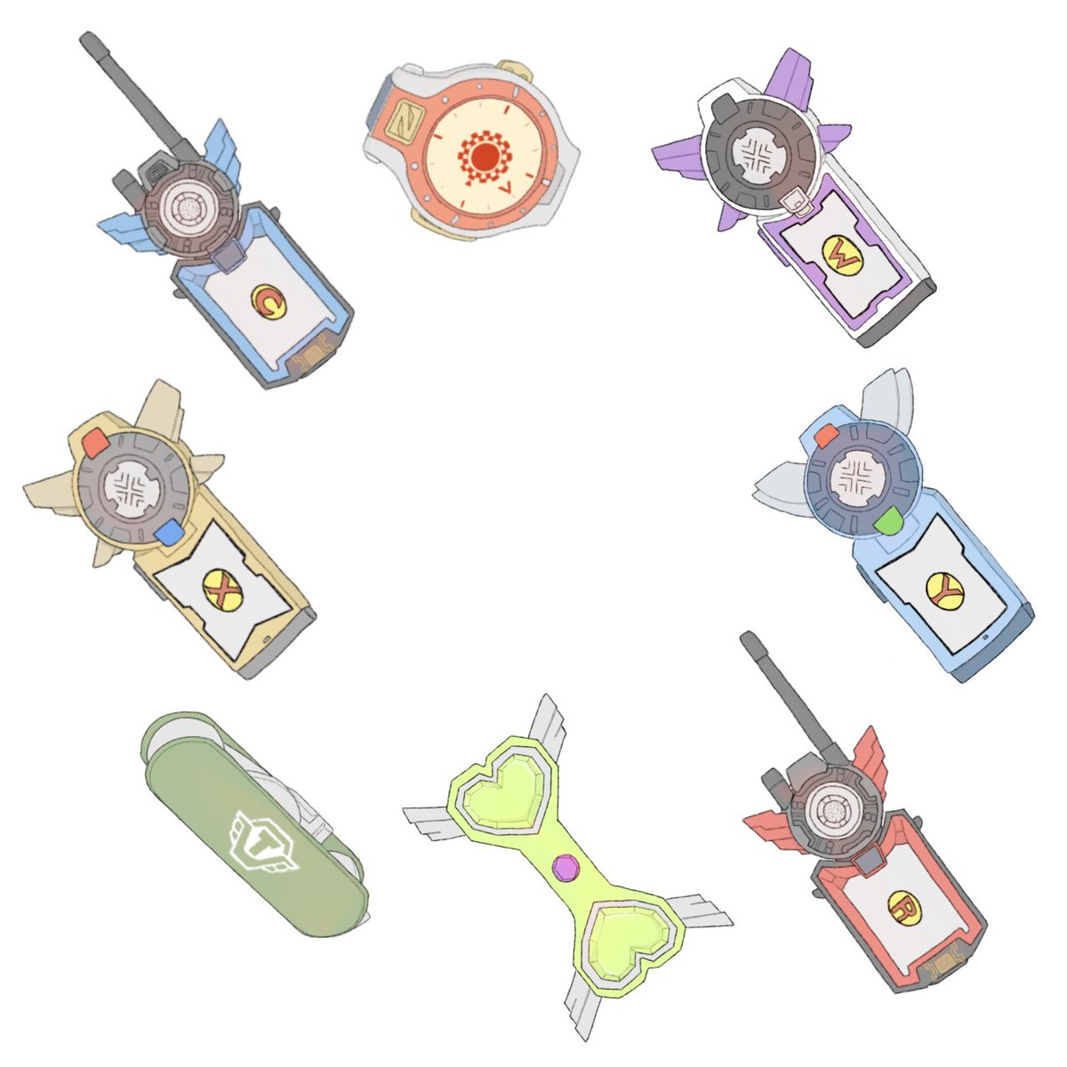 미루고 미루다 채색 완료🙃 키링 뽑으면 예쁘려나