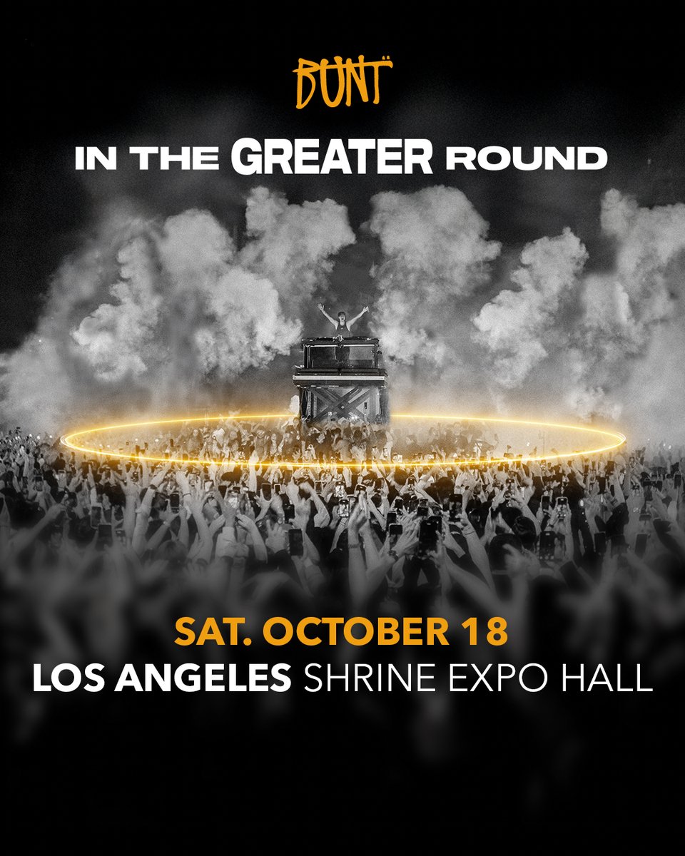Wake up, what's up? Losing our minds over <a href="/buntmusic_/">BUNT.</a> in the GREATER round on 10.18. On sale Friday at 10am axs.com/events/942715/…