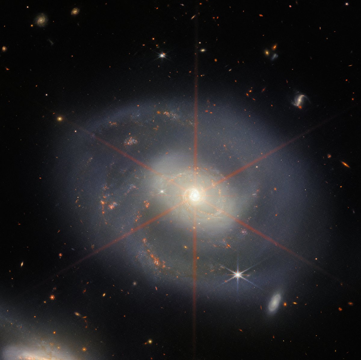 NASA's tweet image. Help us hunt galaxies using images taken by @NASAWebb! 🔎
Join @DoNASAScience on #Twitch on April 29 at 4pm ET (1000 UTC) for a #CitizenScienceMonth live demo of our new project, Galaxy Zoo. Learn how it’s done and have your questions answered live: bit.ly/4jxtNwz