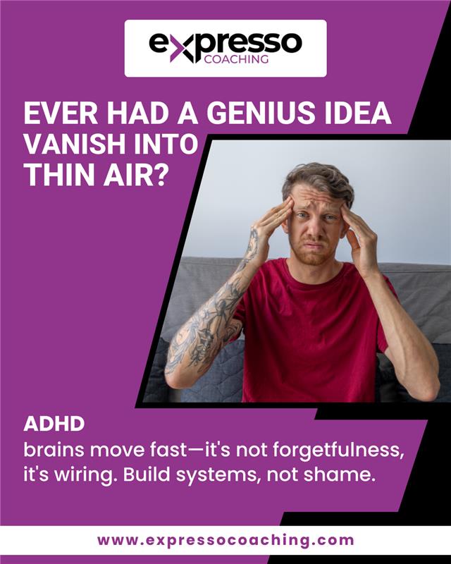 ADHDExpresso's tweet photo. I just had the BEST idea ever! ๐
Waitโฆ what was it again?(2 minutes later)
Youโre not brokenโyou just need a system that supports you!
https://t.co/DnVkEShOFz
.
.
.
.
.
#ExpressoCoaching #adhd #adhdworld #adhdcoaching #adhdsupport #adhdhelp #adhdstrategies #adhdproductivity #adhdaccountability #adhdfocus #adhdgoals #adhdtransformation #adhdcommunity #adhdawareness #adhdtools #adhdmanagement #adhdcoachingprogram #adhdcoachingforadults #adhdcoachingservices #adhdcoachinglife #adhdcoachingworks #adhdcoachingonline #adhdcoachingbenefits