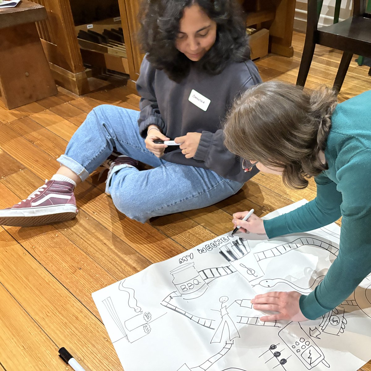 CoMA_NewMusic's tweet photo. 🌏What a fantastic first meeting for CoMA Melbourne last night!
Two hours crammed with fun and discovery, including warm-ups, musical objects and the creation and performance of two new graphic scores, all led by Jodie Rottle.
👀Stay tuned for news of the next session... https://t.co/qJB6d6B7cs
