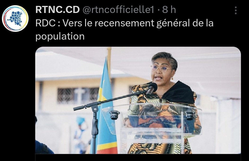 Olivier Kanyinda (@olivierkanyind) on Twitter photo #Excellente Madame la Première Ministre <a href="/SuminwaJudith/">Judith SUMINWA TULUKA</a>
Objet: Demande d'inclusion dans le projet de recensement et proposition de collaboration
Madame la Première Ministre,
Nous nous permettons de solliciter votre attention sur la nécessité de nous inclure dans le projet de #Excellente Madame la Première Ministre <a href="/SuminwaJudith/">Judith SUMINWA TULUKA</a>
Objet: Demande d'inclusion dans le projet de recensement et proposition de collaboration
Madame la Première Ministre,
Nous nous permettons de solliciter votre attention sur la nécessité de nous inclure dans le projet de