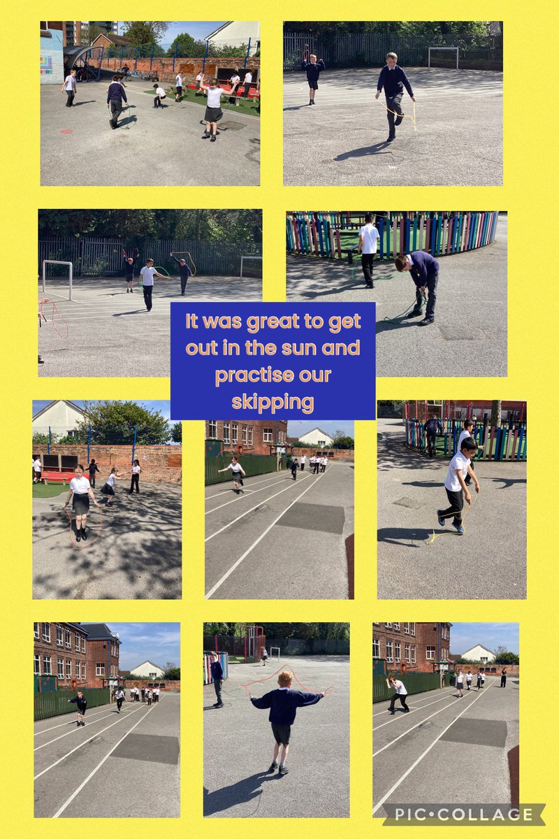 Egremont Year 3/4 (@egremonty3and4) on Twitter photo Happy National Skipping Week!
What a perfect day to go out and practise our skipping🤩 <a href="/Skipping_Ninja/">The Skipping Ninja™</a> Happy National Skipping Week!
What a perfect day to go out and practise our skipping🤩 <a href="/Skipping_Ninja/">The Skipping Ninja™</a>