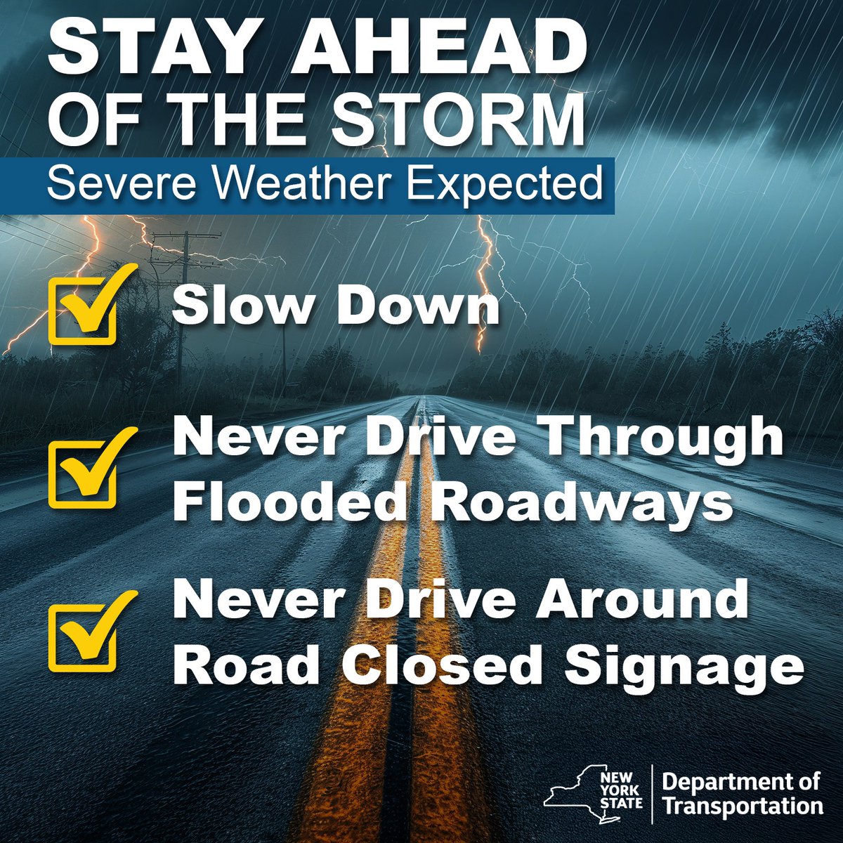 Please stay alert for changing weather this afternoon in the North Country.  Severe weather is expected to impact the area.  Strong winds and heavy downpours are forecasted.  #StaySafe