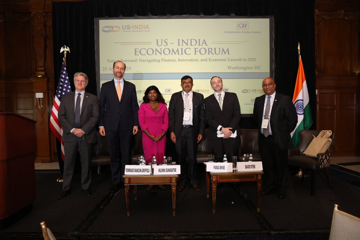 Hedera (@hedera) on Twitter photo Last week, <a href="/nilminirubin/">Nilmini Rubin</a>, Chief Policy Officer at Hedera, spoke on the Digital Assets panel at <a href="/USISPForum/">US-India Strategic Partnership Forum</a>'s US-India Economic Forum, themed โFuture Forward: Navigating Finance, Innovation, and Economic Growth in 2025.โ
She joined industry leaders David Stier from <a href="/DLA_Piper/">DLA Piper</a>, Last week, <a href="/nilminirubin/">Nilmini Rubin</a>, Chief Policy Officer at Hedera, spoke on the Digital Assets panel at <a href="/USISPForum/">US-India Strategic Partnership Forum</a>'s US-India Economic Forum, themed โFuture Forward: Navigating Finance, Innovation, and Economic Growth in 2025.โ
She joined industry leaders David Stier from <a href="/DLA_Piper/">DLA Piper</a>,