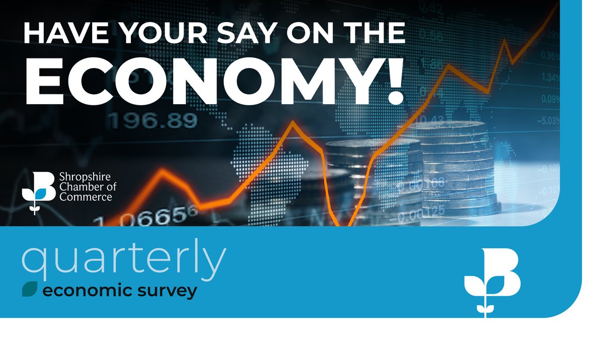 It's our mission to ensure your voice is heard!📣

By gathering economic data from businesses across Shropshire, we're able to formulate powerful policy arguments to raise to Government.

Contribute to our latest economic survey and make a difference: surveymonkey.com/r/ShropChamber…
