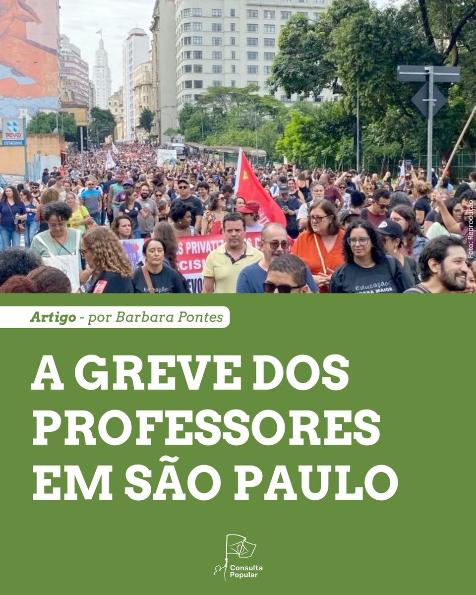 ConsultaOficial's tweet photo. 📚✊🏾 Os professores da Rede Municipal de Ensino de São Paulo estão em greve desde o dia 15 de abril. 

📲 LEIA MAIS: https://t.co/oZ85tc7tMa https://t.co/LVFkUfLJus