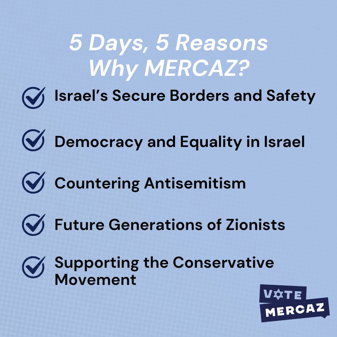With only 🖐️ days left to vote, here are 5 reasons to make your voice heard!🗳️

Visit votemercazusa.org to cast your ballot and share these reminders with your friends and family - time is running out to vote!🗳️