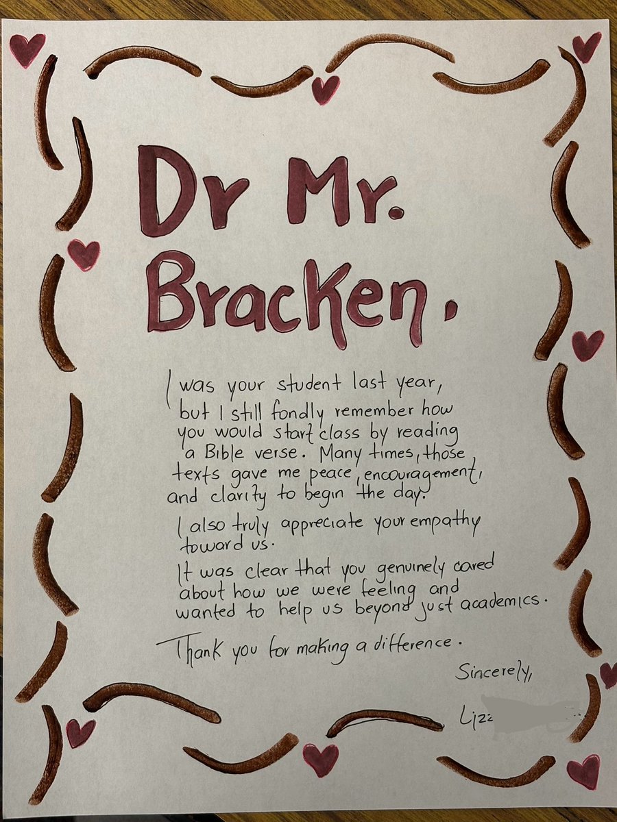Student feedback