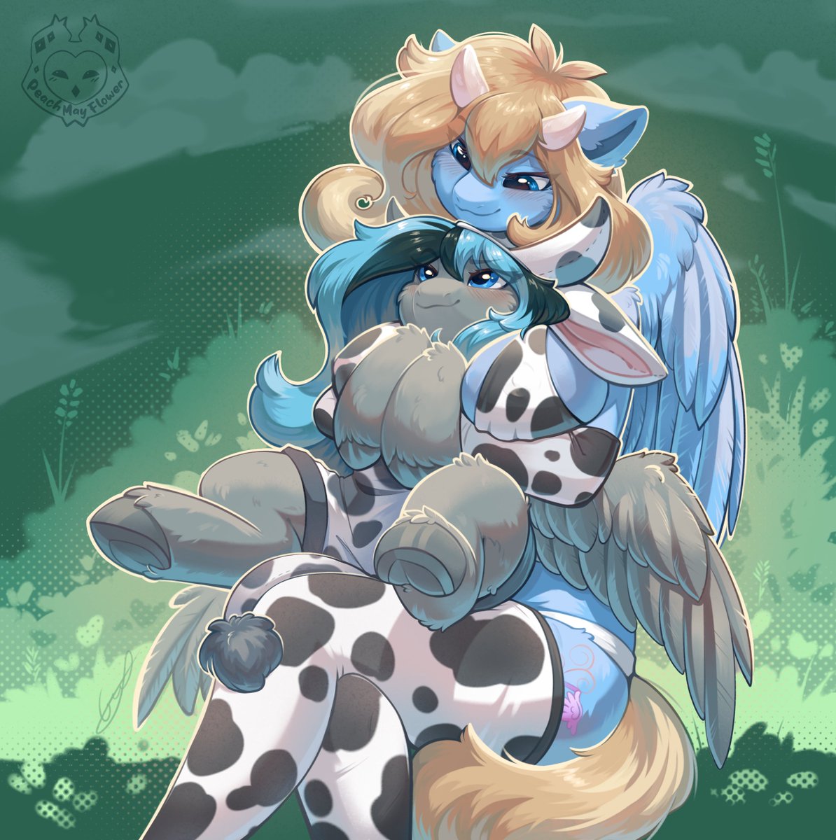 Commission for <a href="/NightyLuny/">LunySkillengton</a> and @LustySymphony 💖