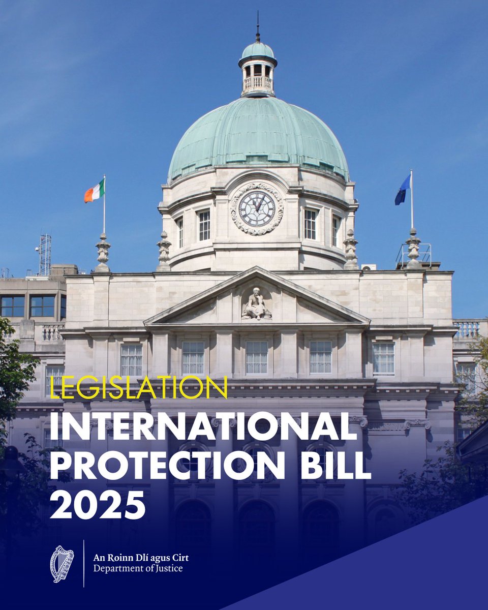 Department of Justice (@deptjusticeirl) on Twitter photo The Cabinet has today approved plans to progress legislation that will lead to significant reform of Irish asylum laws.
The approval will allow for the publication of the General Scheme and referral for pre-legislative scrutiny.
gov.ie/en/department-…
<a href="/OCallaghanJim/">Jim O'Callaghan TD</a> The Cabinet has today approved plans to progress legislation that will lead to significant reform of Irish asylum laws.
The approval will allow for the publication of the General Scheme and referral for pre-legislative scrutiny.
gov.ie/en/department-…
<a href="/OCallaghanJim/">Jim O'Callaghan TD</a>