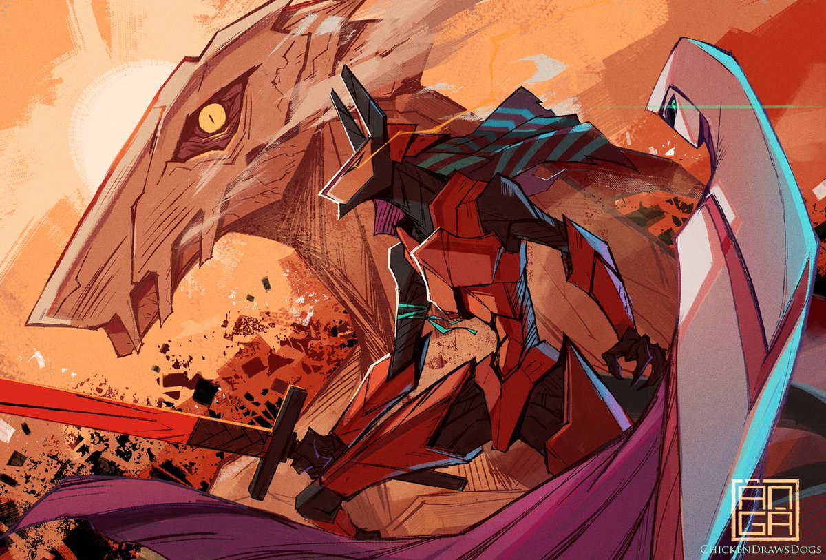 ChickenDraws's tweet image. My first completed drawing out of treatment (with a pretty personal backstory too). Full project breakdown on Patreon - the post is free for everyone to view! #conceptdesign #originalcharacterart
👉patreon.com/posts/12772446…
It's good to be here with you guys again. 😁😁😁