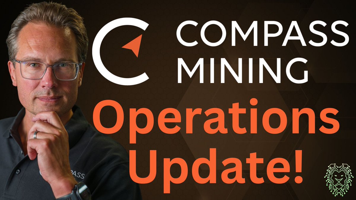 McNallie Money (@mcnalliem) on Twitter photo Check out our latest podcast with Cameron Morrissey, Director of Operations (Facility Ops) <a href="/compass_mining/">Compass Mining 🧭</a> 🧭
youtu.be/SOhm8y9APeQ?si… Check out our latest podcast with Cameron Morrissey, Director of Operations (Facility Ops) <a href="/compass_mining/">Compass Mining 🧭</a> 🧭
youtu.be/SOhm8y9APeQ?si…