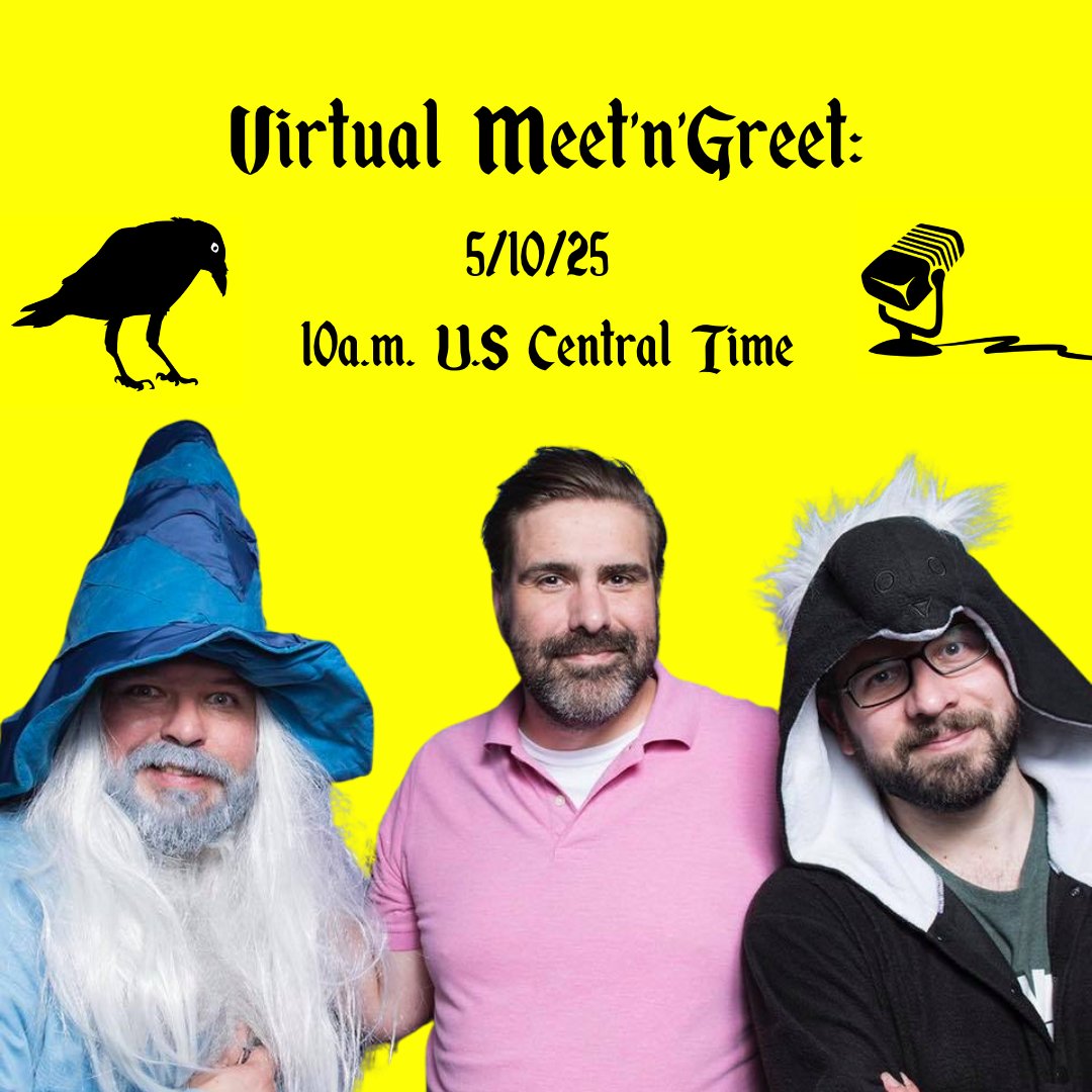 The next Magic Tavern virtual Discord Meet'n'Greet is May 10 at 10am US Central Time. Join our Patreon to be a part of it: patreon.com/magictavern