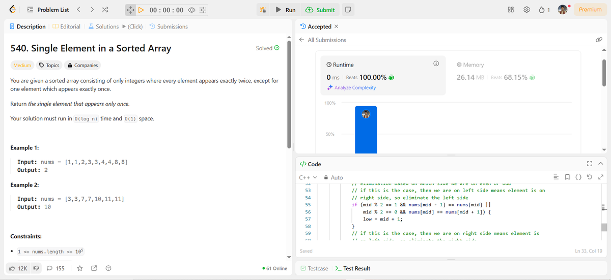 shivamrtwt's tweet image. Day 2 of #90DaysCodingChallenge
Today I did 3 questions on leetcode
- one gfg medium
- leetcode 540 medium
- leetcode 2962 medium(potd)
- leetcode 58 easy
If you're up for the challenge, join me! Let’s make these 90 days count, build confidence, and grow together