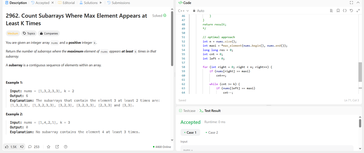 shivamrtwt's tweet image. Day 2 of #90DaysCodingChallenge
Today I did 3 questions on leetcode
- one gfg medium
- leetcode 540 medium
- leetcode 2962 medium(potd)
- leetcode 58 easy
If you're up for the challenge, join me! Let’s make these 90 days count, build confidence, and grow together