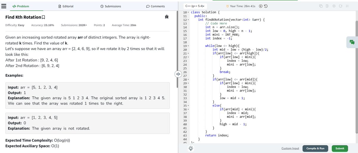 shivamrtwt's tweet image. Day 2 of #90DaysCodingChallenge
Today I did 3 questions on leetcode
- one gfg medium
- leetcode 540 medium
- leetcode 2962 medium(potd)
- leetcode 58 easy
If you're up for the challenge, join me! Let’s make these 90 days count, build confidence, and grow together
