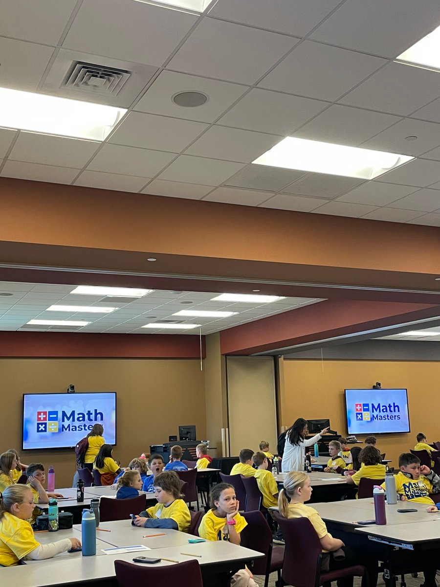 ResourceStCloud's tweet image. Math Masters Competition Week kicks off todayโand itโs 4th grade taking the lead! ๐ง โจ Good luck to all the young problem solvers getting things started! #MathMasters #Region7 #AddingValue