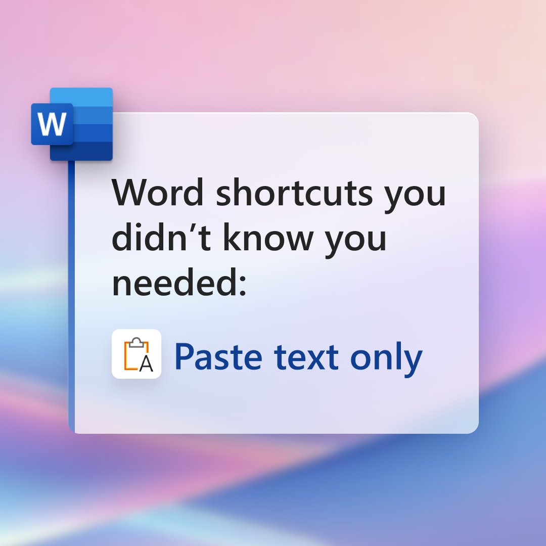 Microsoft365's tweet image. ATTN: We’ve got your new favorite shortcut in Word. 👌 #MicrosoftWord