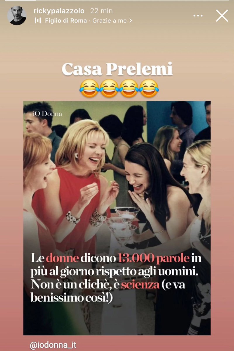 AndreaScheniniA's tweet photo. Ricky 😂⚰️😂 

@RickyPalazzolo #Prelemi #CasaPrelemi https://t.co/ODTzy5hK2m