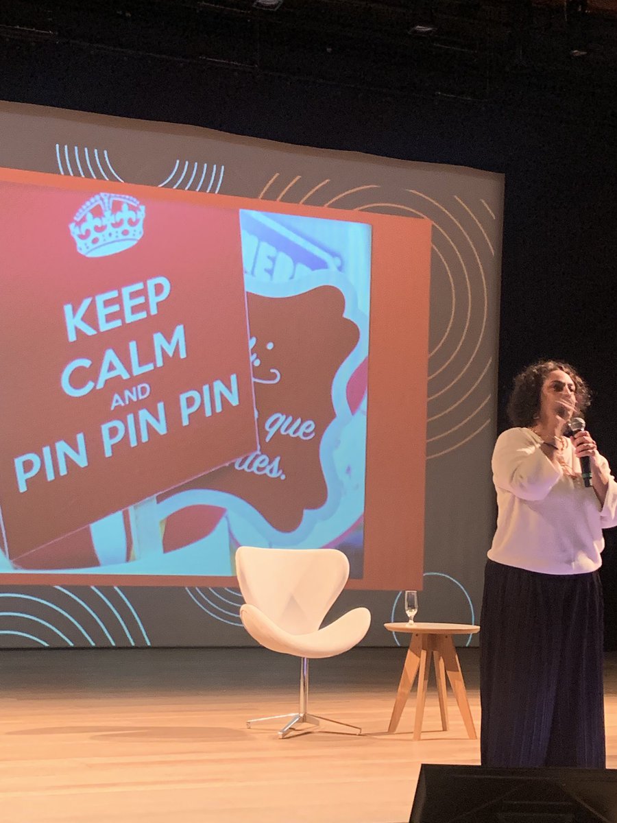 LuisGrisolio's tweet photo. Um show de @lilianeferrari hoje no #findi2025 usando o @Pinterest a partir de agora https://t.co/x4wPXZIpky