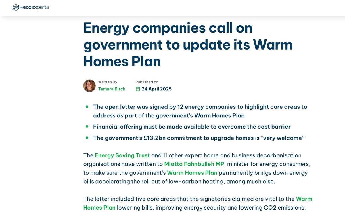 National Warm Homes Council tweet media