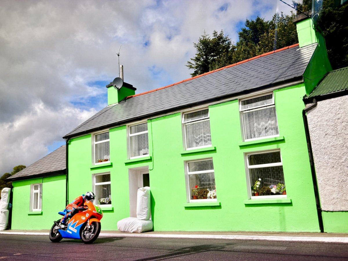 A wee splash of colour. 
#irishroadracing