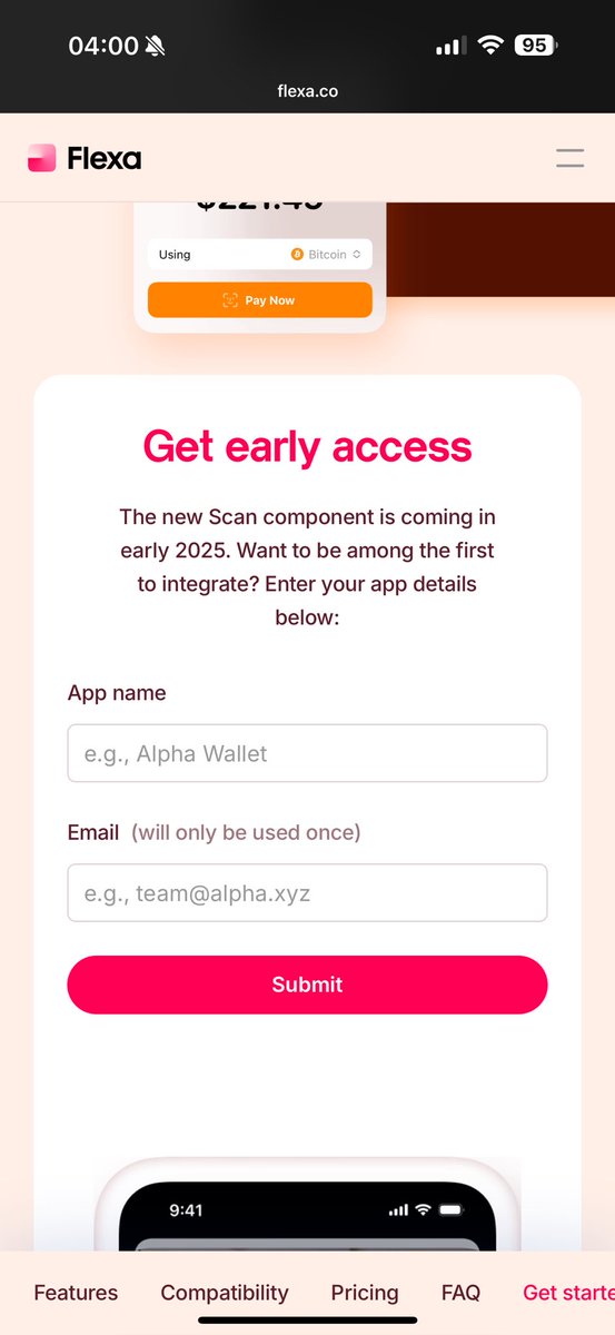 JayZ (@stonks123456781) on Twitter photo Flexa website shows scan component coming early 2025. Any update on this? We are getting close to halfway thru the year. Thank you!! $amp <a href="/trev/">Trevor Filter</a> Flexa website shows scan component coming early 2025. Any update on this? We are getting close to halfway thru the year. Thank you!! $amp <a href="/trev/">Trevor Filter</a>