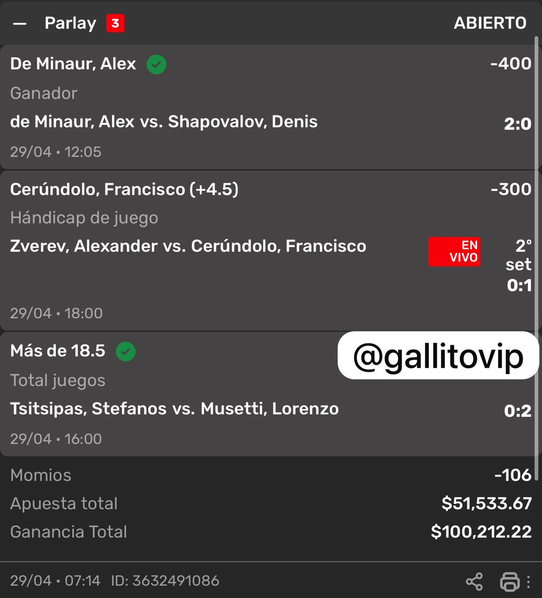 Gallito🐓(Apuestas) tweet media