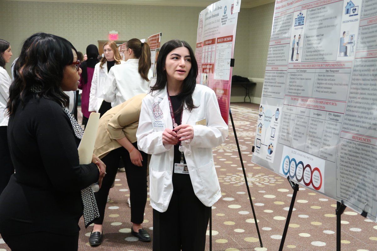 The annual Research &amp; Scholarship Showcase celebrates student work from our Worcester and Manchester campuses. This year, 30 teams of students presented posters, sharing their work with the MCPHS Community. bit.ly/4jyTZHe