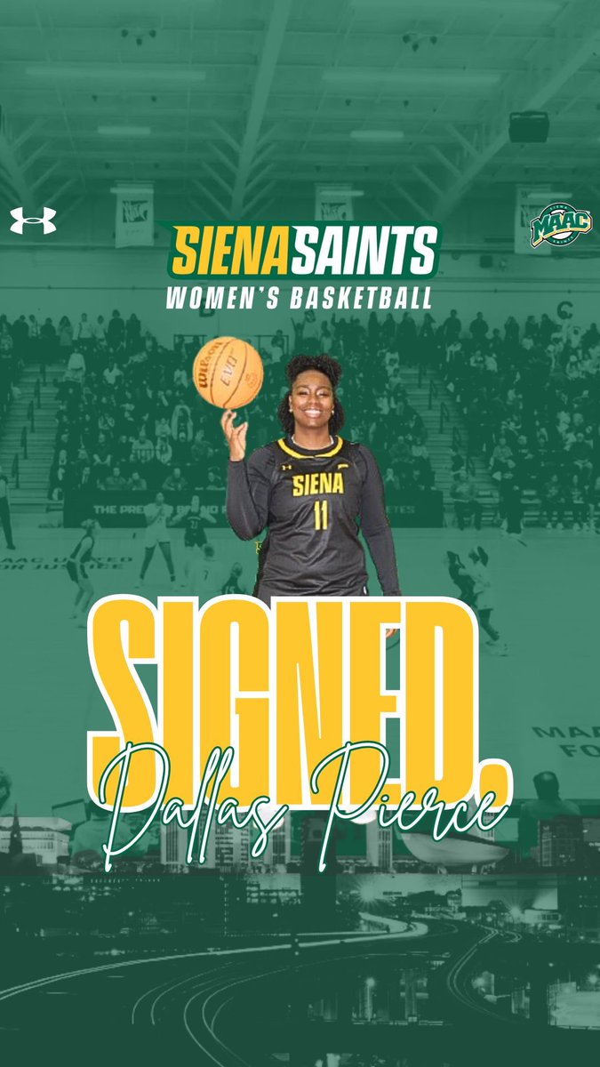 We’re excited to announce the addition of former Preseason Delaware Player of the Year favorite, Dallas Pierce! 💪

Welcome to the #Family 🤟 💚💛

#MarchOn x #MAACHoops x #NCAAW