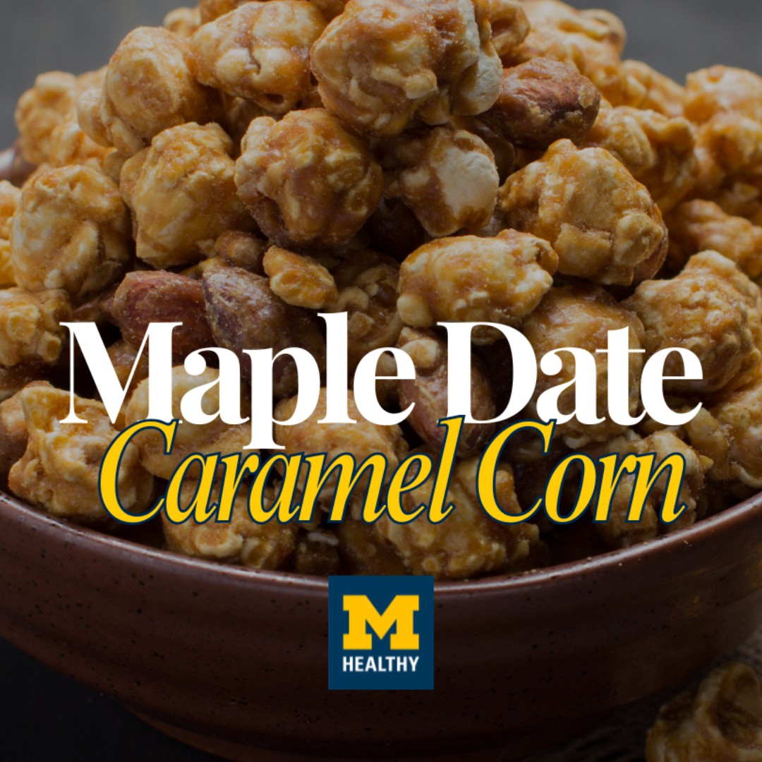 MHealthy offers a wide range of FREE recipes. Learn how to make Maple Date Caramel Popcorn with this Healthy recipe: myumi.ch/VVGn2 #TastyTuesday