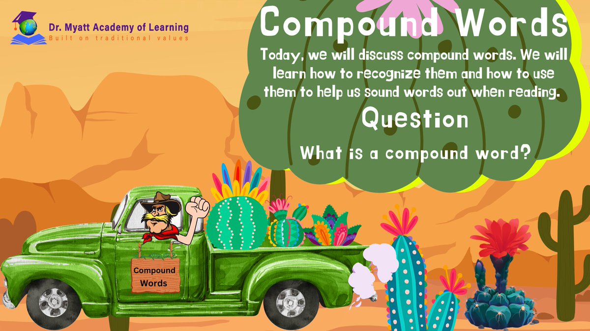 MyattAcademy's tweet image. Let's build big words from small ones! 🧠🔗 #CompoundWords #MyattAcademy