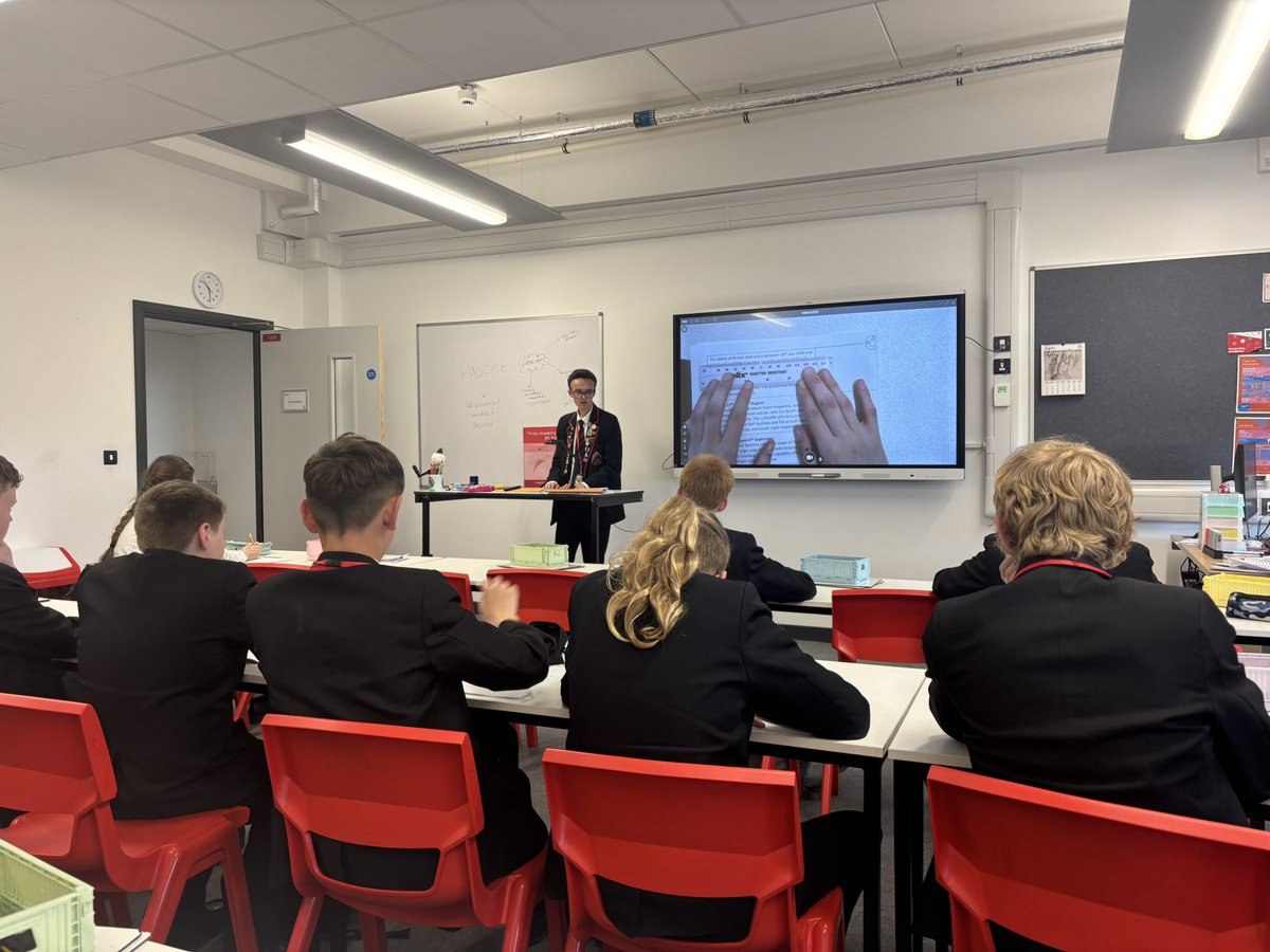 TASE INVOLVE (@tase_involve) on Twitter photo Look at Y10 Alfie delivering a fantastic History Involve club to Y7/8. Use of the visualiser, reading rulers and dual coding - what a superstar! 🌟 <a href="/Tase1Humanities/">Humanities @ TASE</a> <a href="/TrinityAcadStE/">Trinity Academy St Edward’s</a> Look at Y10 Alfie delivering a fantastic History Involve club to Y7/8. Use of the visualiser, reading rulers and dual coding - what a superstar! 🌟 <a href="/Tase1Humanities/">Humanities @ TASE</a> <a href="/TrinityAcadStE/">Trinity Academy St Edward’s</a>