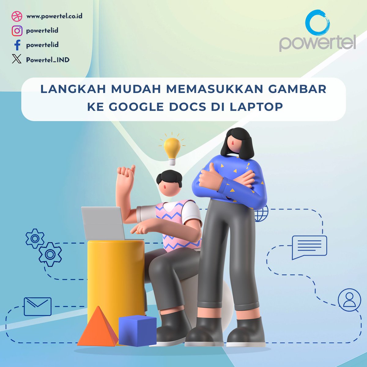 Powertel_IND's tweet image. Langkah Mudah Memasukkan Gambar ke Google Docs di Laptop
#GoogleDocs #TutorialGoogleDocs #CaraPakaiGoogleDocs #ProduktifDenganGoogle #PanduanDigital #EditDokumen #GoogleDocsIndonesia #BelajarGoogleDocs #DokumenDigital #PowertelId