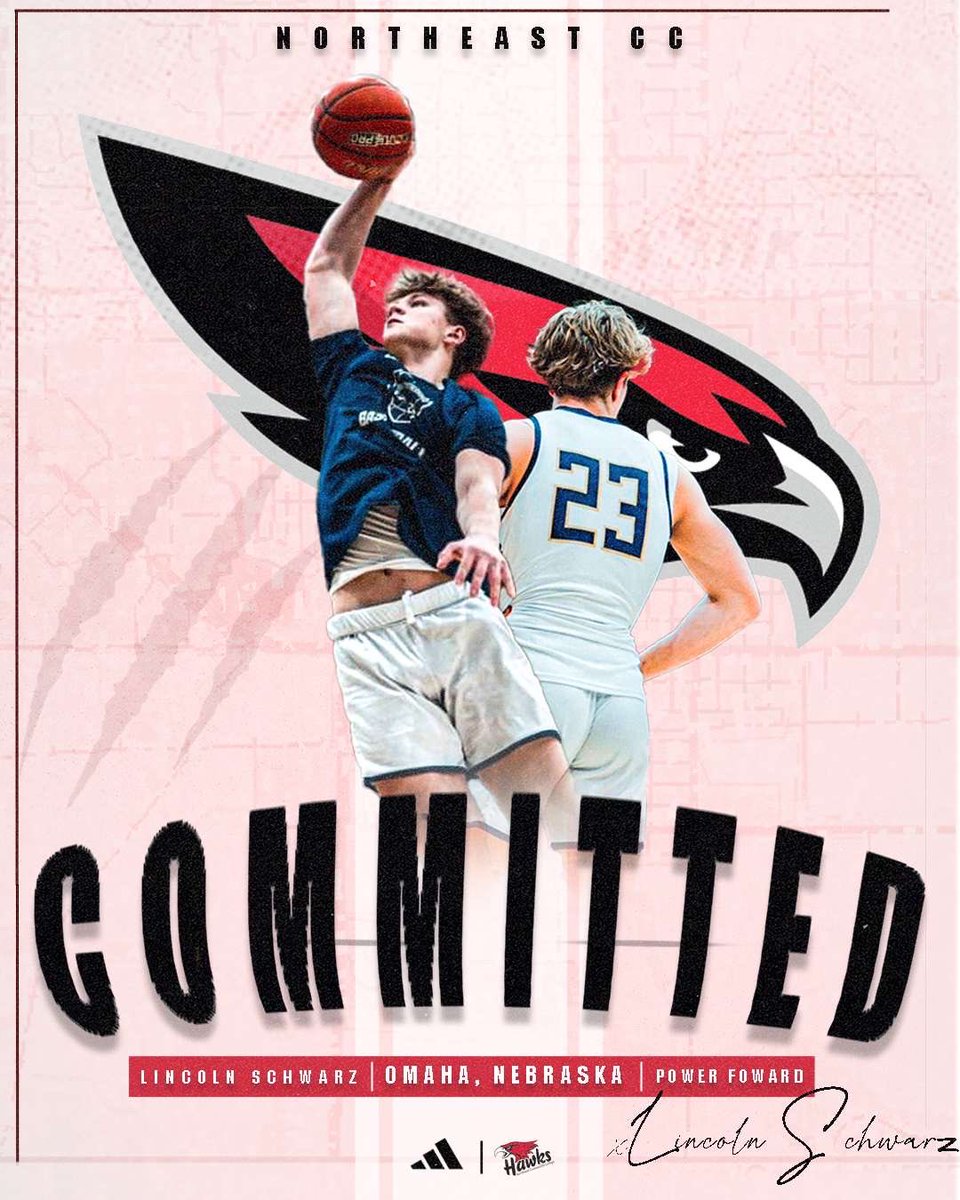 Proud to announce my commitment to northeast community college #commited