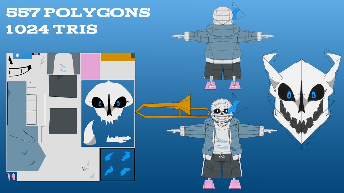 RidleyofSteel's tweet image. Tumblr Sexyman, now in 3D. 
I don't do a lot of low poly, if that wasn't obvious from my posts. But it was fun.

#1024Challenge #blender #b3d