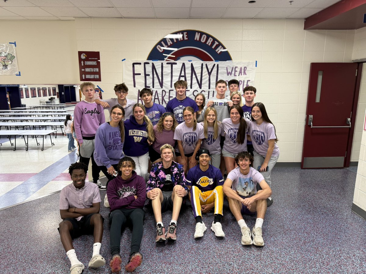 Flight Crew is wearing purple today to spread awareness of the dangers of Fentanyl.